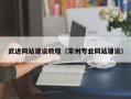 岳阳武进网站建设教程（常州专业网站建设）